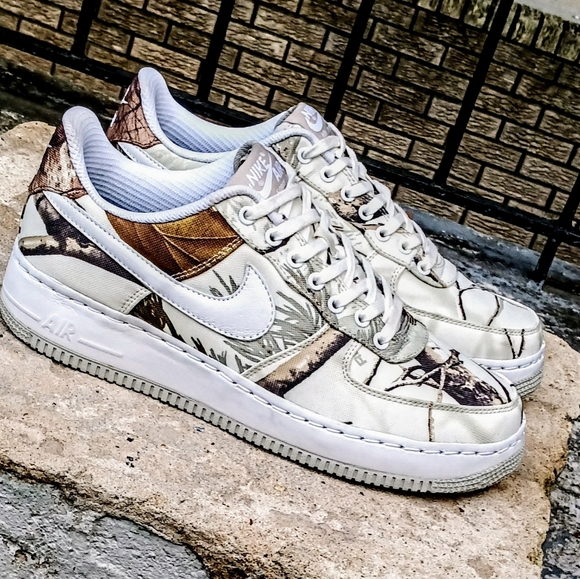 SOLD!!!NWOB. RARE Nike AF1 x Realtree "Snow Camo" sneakers - Picture 7 of 14